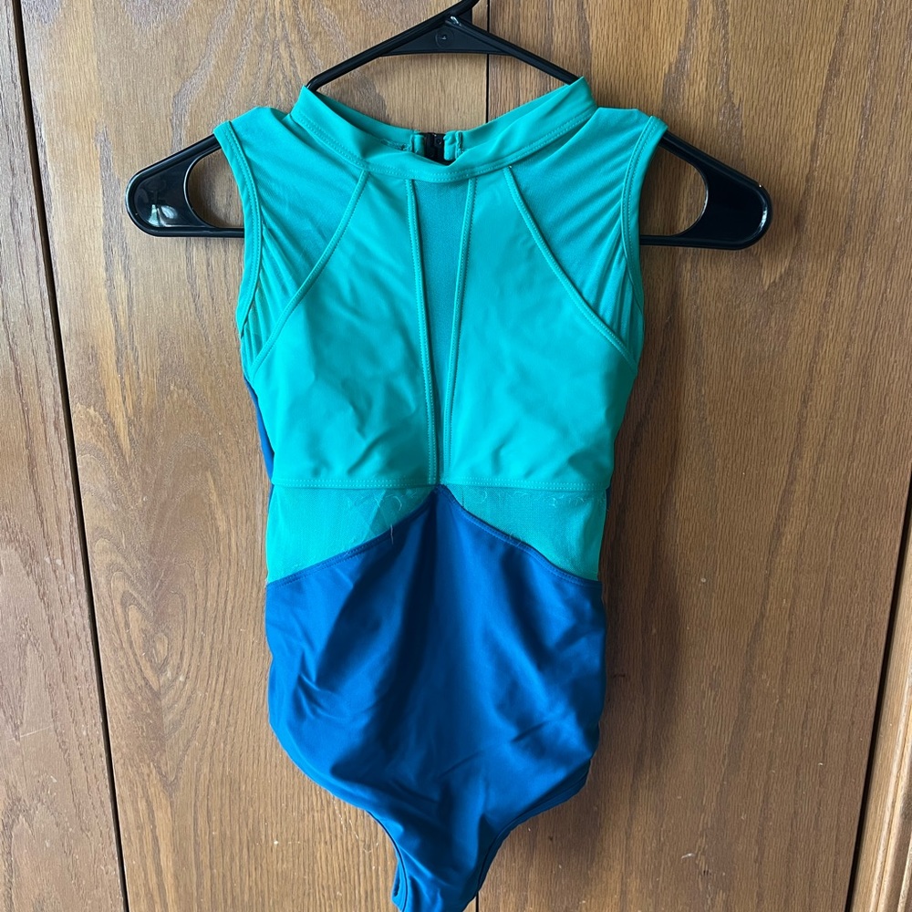 Dance leotard, worn twice, small pilling on side but easily removed